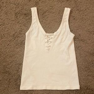 White tank top